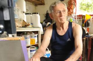 Richard Morgan, un irlandés de 93 años de edad