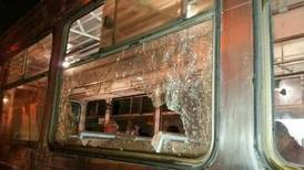 "Quiebra ventanas" hicieron de las suyas contra un tren en Pavas
