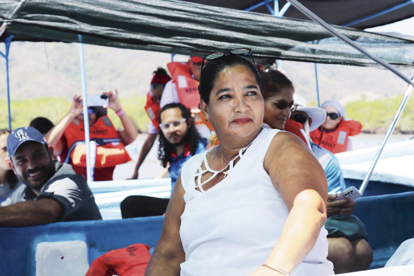Sonia Medina tiene 50 años, es productora de ostras y representante de la pesca artesanal de Isla Venado.