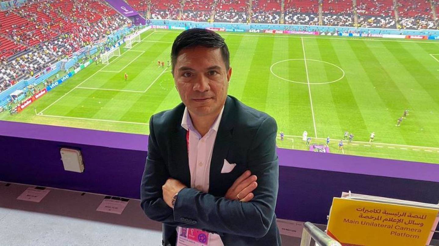 El periodista Yashin Quesada está en Qatar cubriendo los detalles de la Copa del Mundo. Instagram.