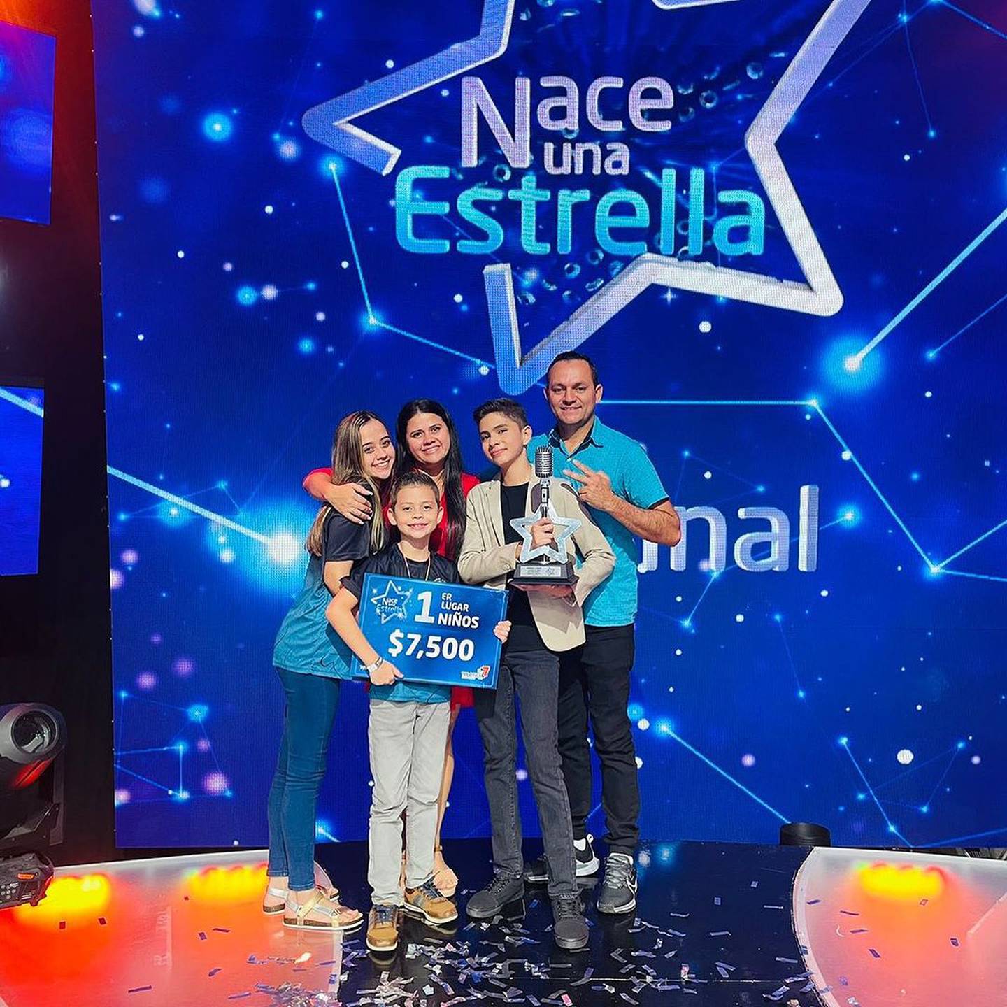 Jeremy Solís, ganador infantil de Nace una estrella 2023.