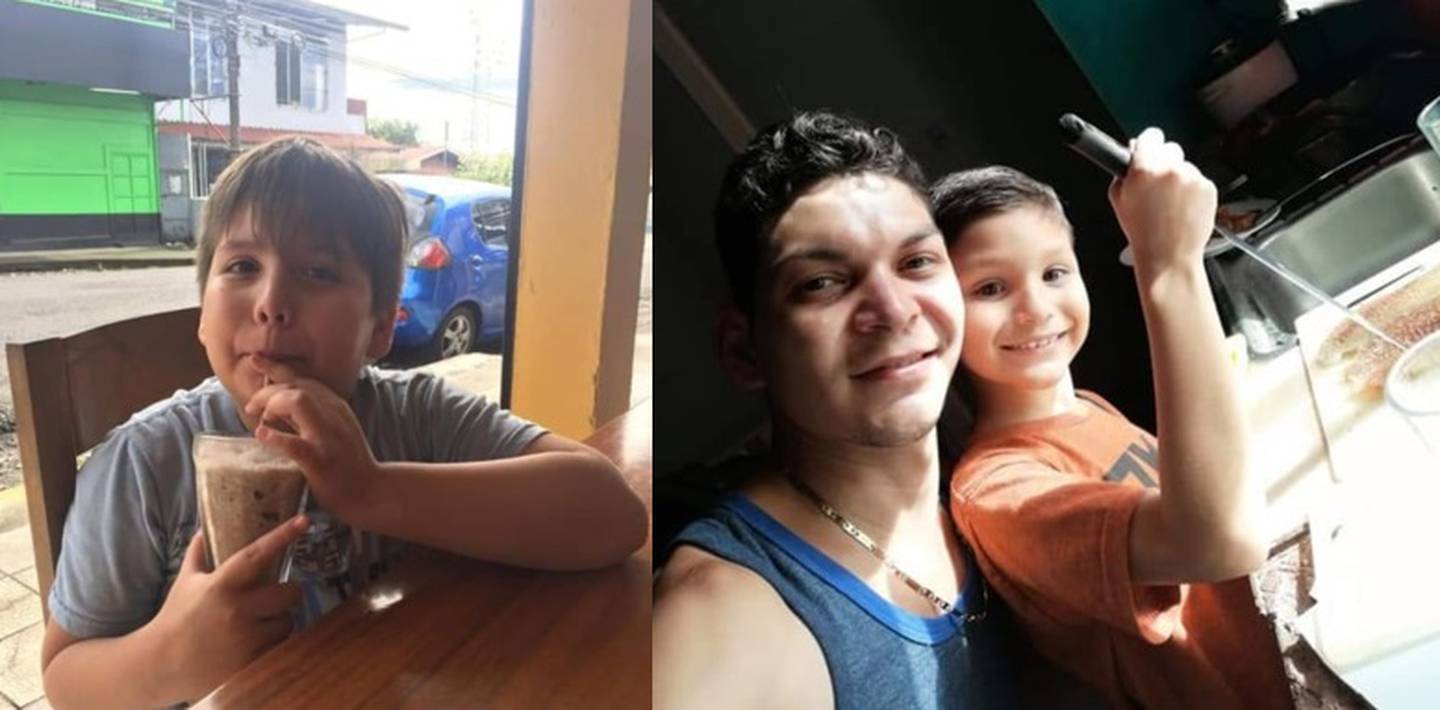 Esteban Brenes salvó a su sobrino de incendio en Alajuela. Foto cortesía Daiana Alvarado.