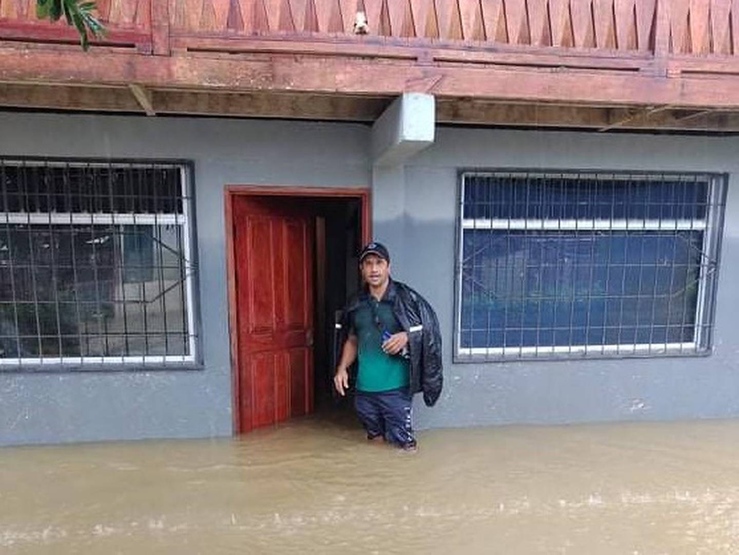 Afectaciones por inundaciones en Sarapiquí. Foto Reyner Montero.