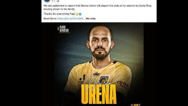 Vea lo que publicó la embajada de Costa Rica en Australia tras la partida de Marco Ureña
