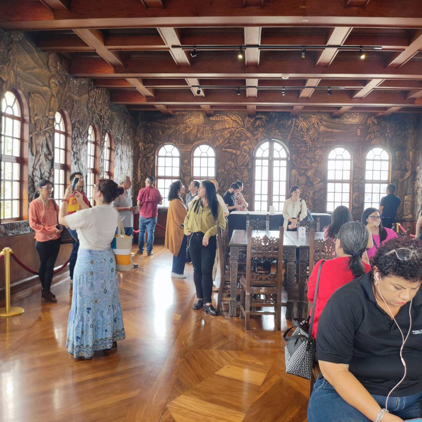 El Salón Dorado del Museo de Arte Costarricense