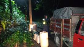 Sorprenden a sospechosos de “ordeñar” oleoducto de Recope en Alajuela 