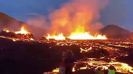 Erupción grieta volcánica Islandia