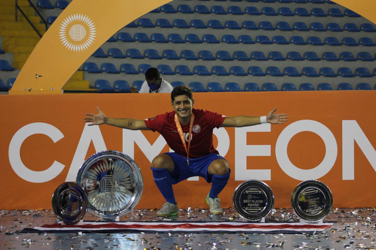 Milinton Tijerino, selección de futsala de Costa Rica, campeón Concacaf