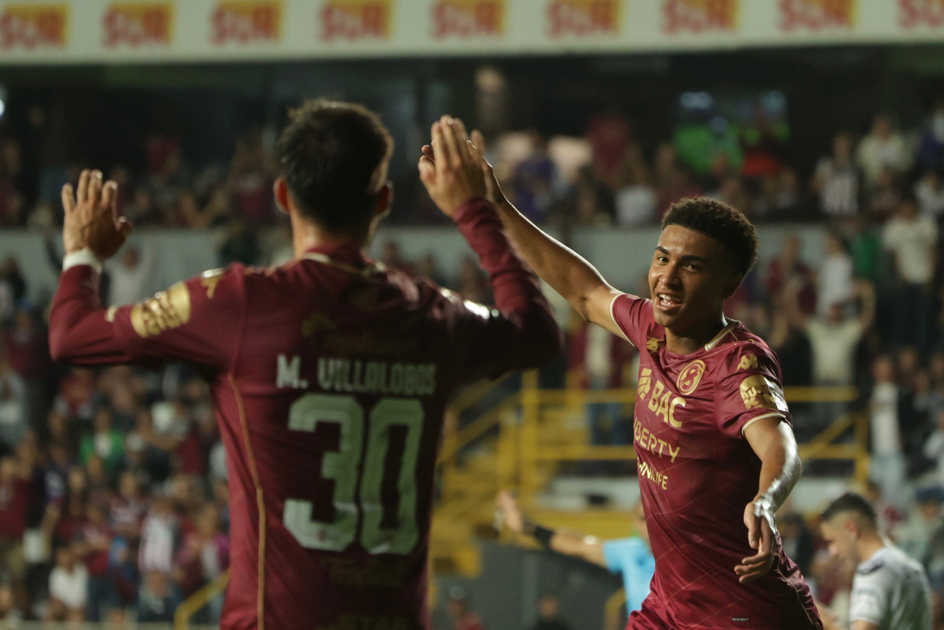 23/08/2025, San José, Estadio Ricardo Saprissa, partido de la jornada 5 del torneo de apertura 2025 entre el Deportivo Saprissa y Sporting