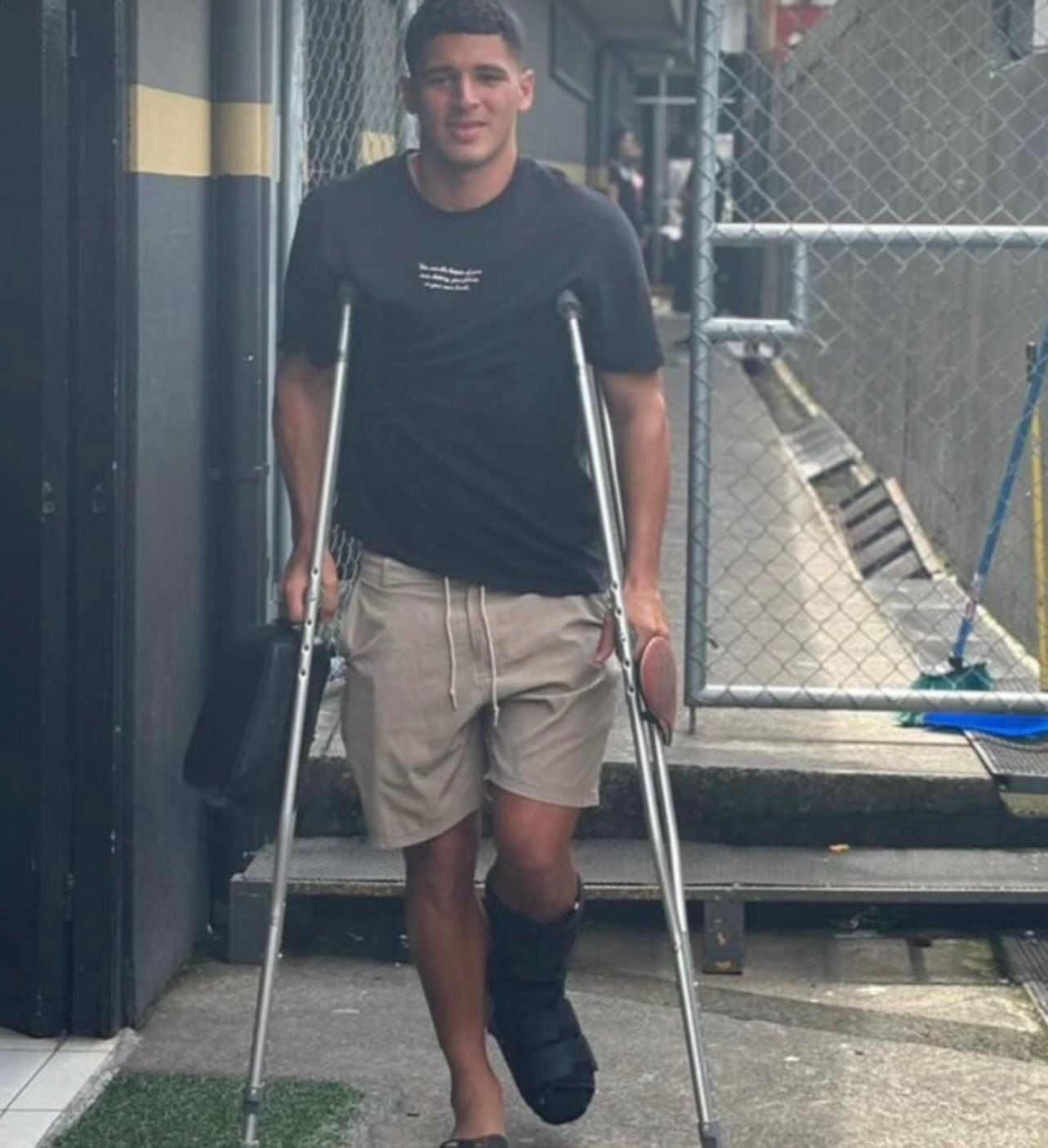 Dorian Rodríguez, jugador del Sporting regresó a las canchas luego de superar una lesión y espera su primer hijo. Prensa SFC.