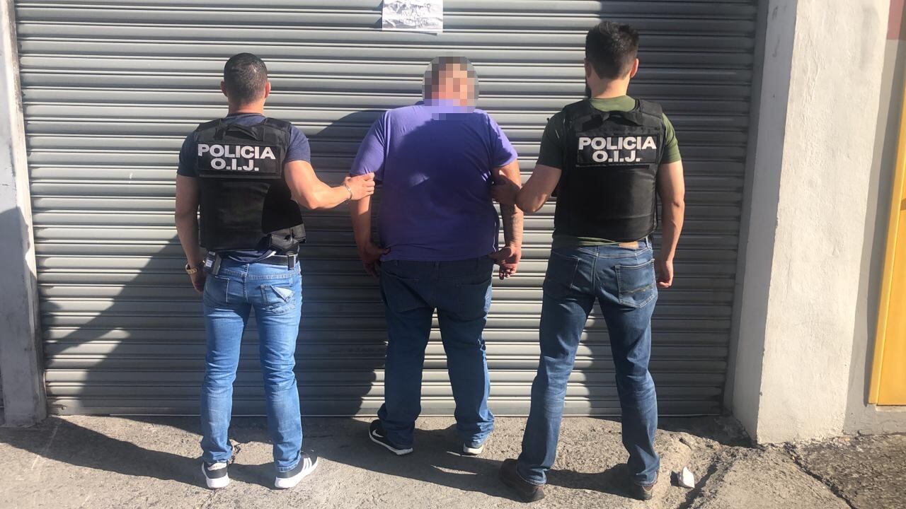 Detienen a sospechoso de cometer 42 hurtos en construcciones y locales comerciales. Foto OIJ.