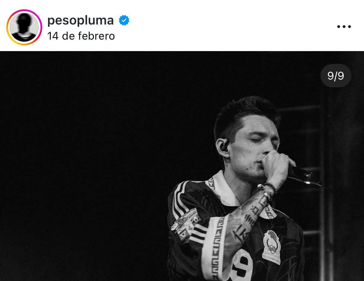 Instagram Peso Pluma