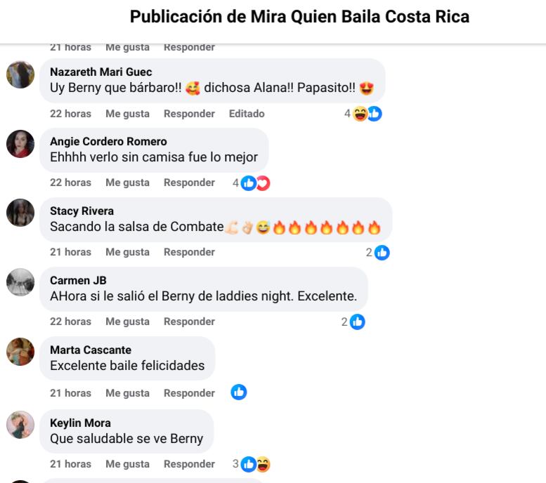 Piropos para Berny Madrigal tras  bailar sin camisa en Mira quién baila (MQB)