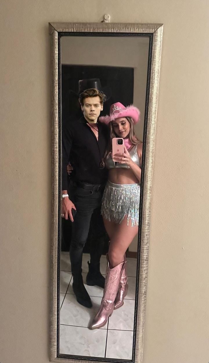 Paula Chavarría usó cara de Harry Styles para tapar la de José Gabriel Vargas