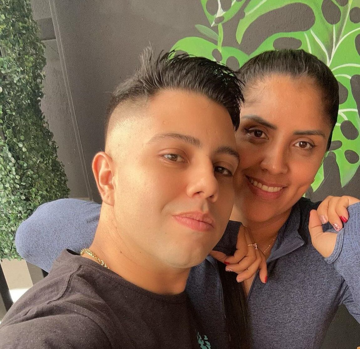 El policía Anthony Blanco le dedicó un sentido mensaje a su amada. Foto tomada de Facebook.