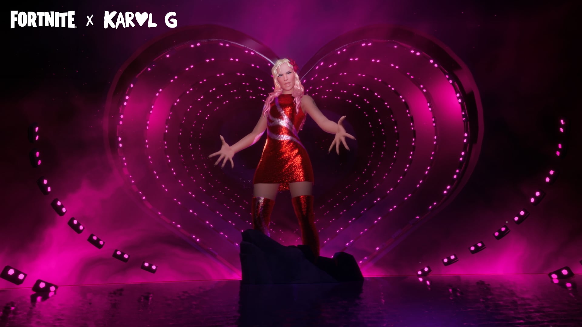 La Bichota va a llevar a los jugadores en una aventura cargada de música y buena vibra. Foto: Epic Games.