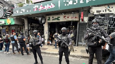 Operativo en el centro de San José deja cinco detenidos ligados a banda Los Lara