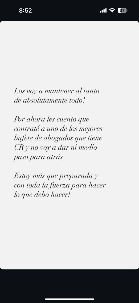 Hillary Castro ex de Allan Alemán