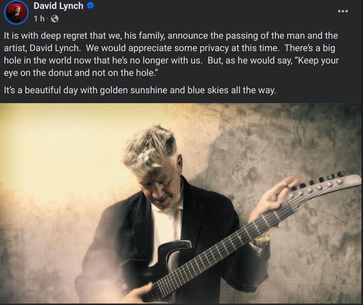 David Lynch, director de cine.