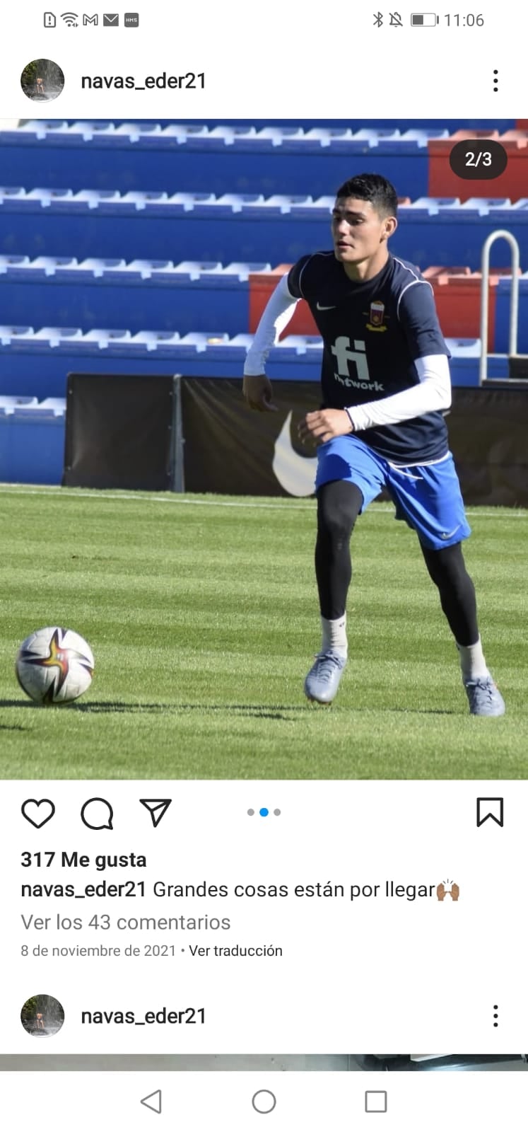 Edder Navas, medio hermano de Keylor Navas