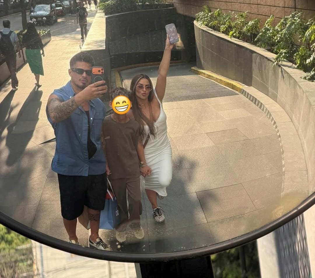 Keyla Sánchez viajó a México junto a su hijo y su ex.