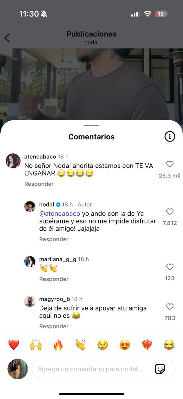 Este fue el comentario de Christian Nodal.