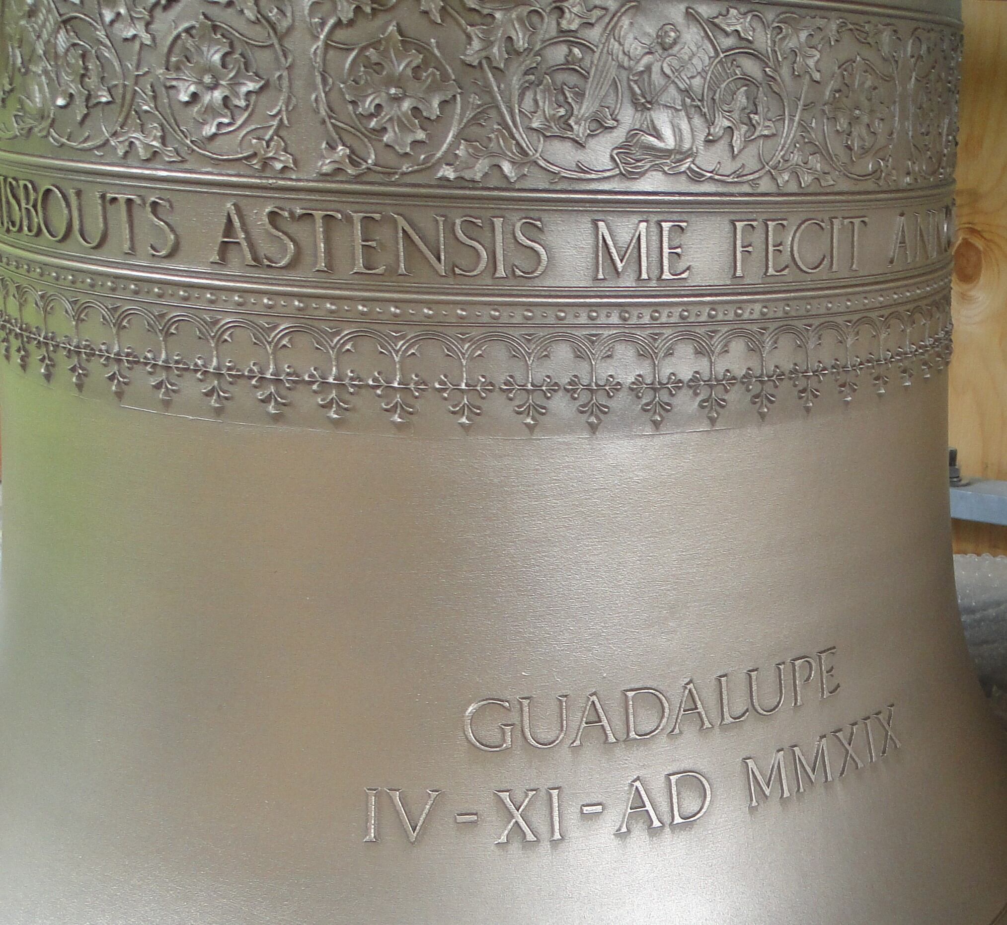 Carlota y Guadalupe, las dos nuevas campanas de la parroquia de Ciudad Quesada