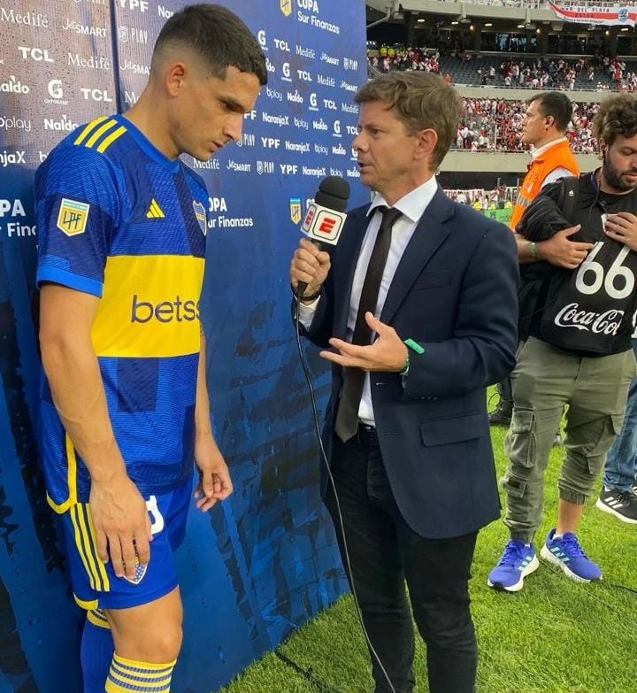 Diego Monroig se encarga de cubrir a Boca Juniors, Lionel Messi y la Selección de Argentina en ESPN.