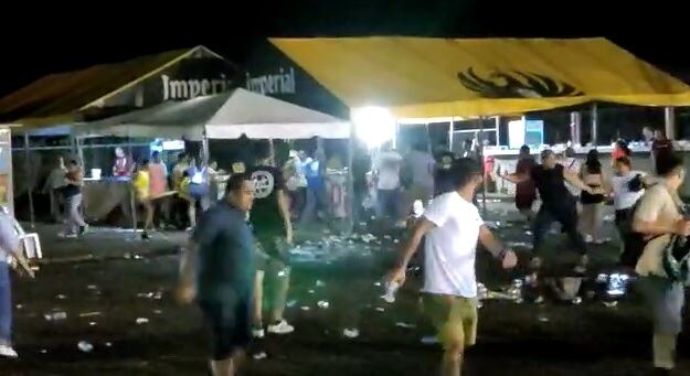 Zafarrancho en fiestas cívicas en Sardinal de Carillo. Foto cortesía Guana Noticias.