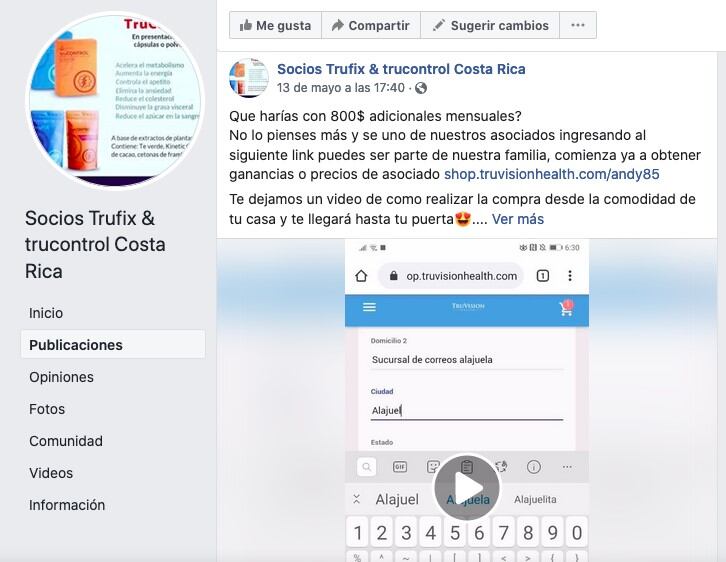 Ministerio de salud lanza alerta sanitaria por productos Truvision-Truvy