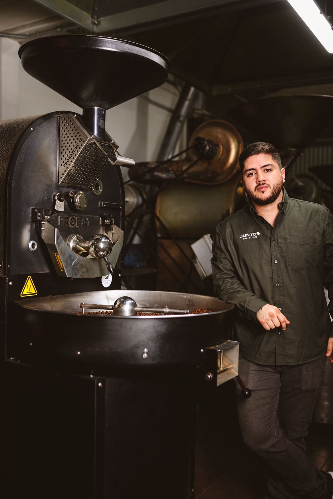 Diego Campos, José Pablo Gil y Jorge Luis Rendón son los socios de Juntos House of Coffee