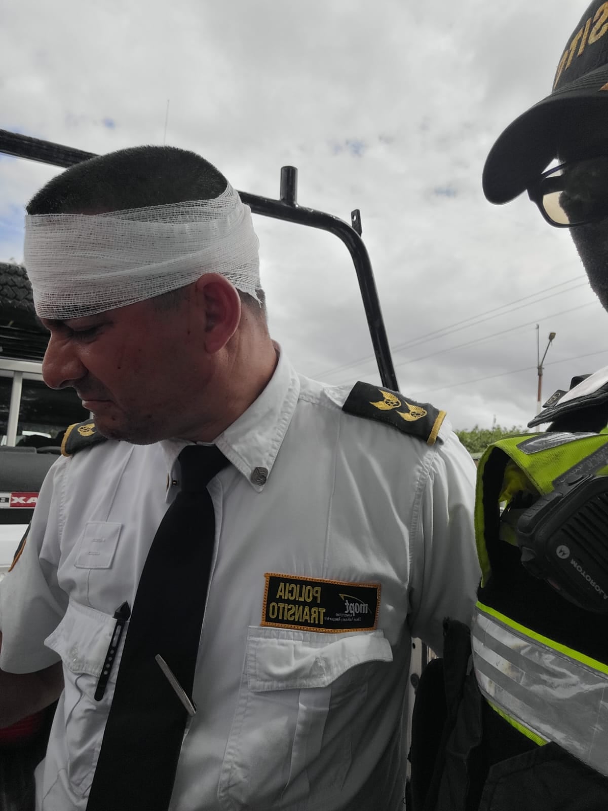 Joiner Ulate, oficial de tránsito atropellado por conductor en Los Chiles. Foto cortesía.