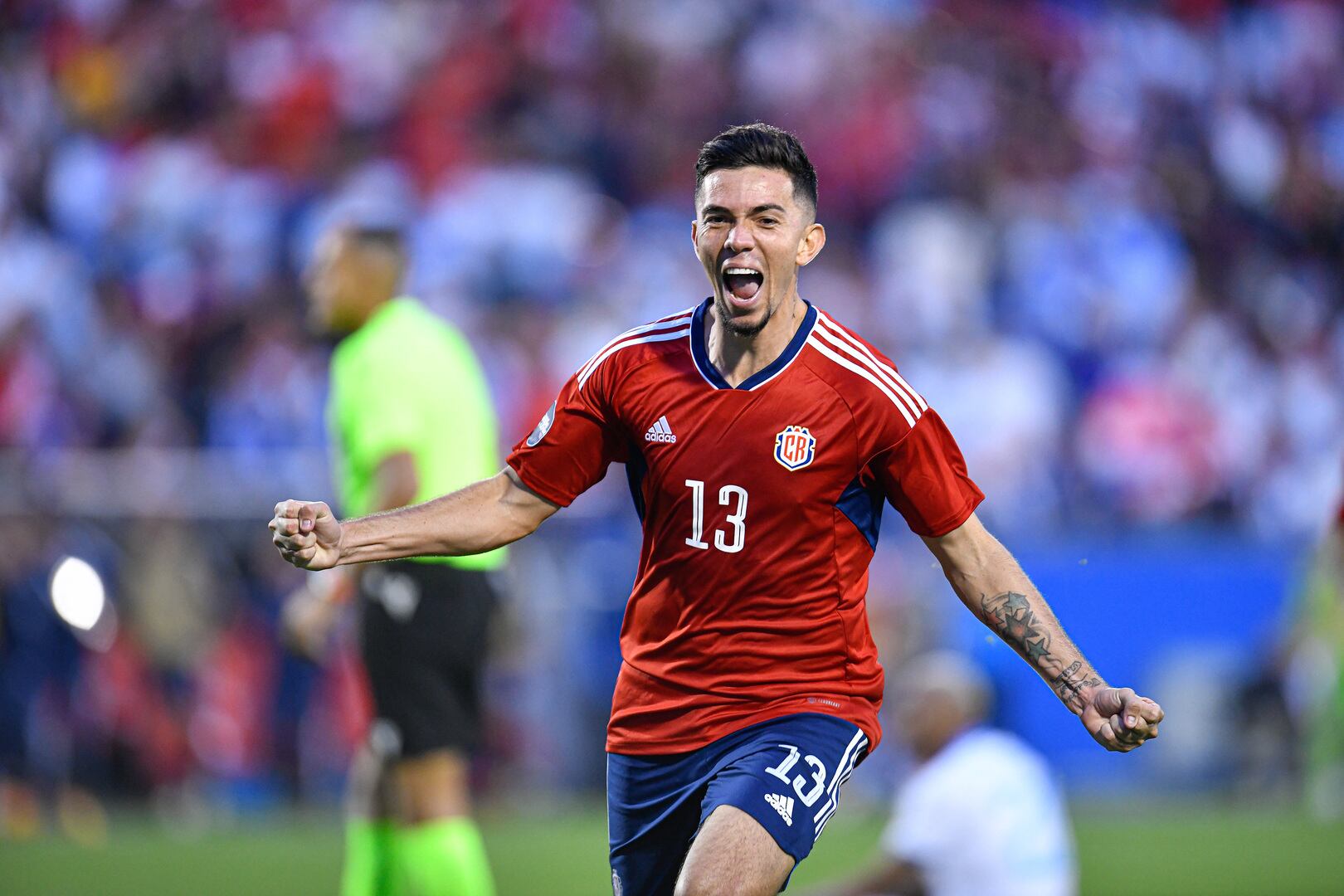 Jefferson Brenes fue uno de los mejores jugadores de la Selección de Costa Rica en el repechaje contra Honduras.