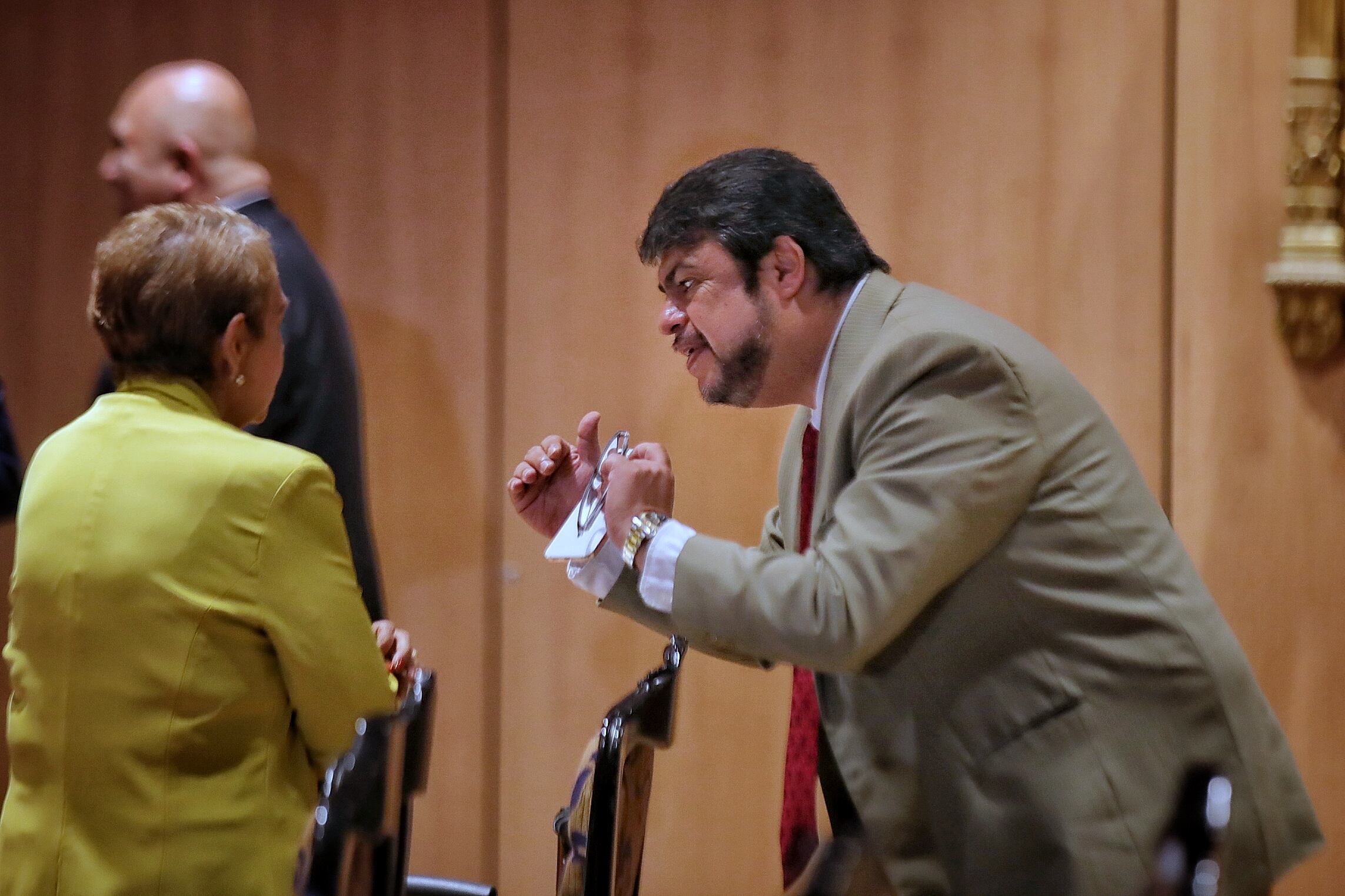 16/10/2023/ También, cubrir la reunión de Seguridad entre la Asamblea Legislativa, Poder Judicial y Poder Ejecutivo en la sala de presidentes de la Asamblea Legislativa / Foto John Durán