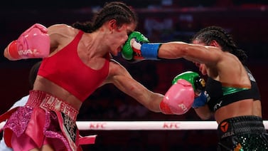 (Fotos) Así quedó el rostro de Yokasta Valle tras histórico triunfo por título mundial