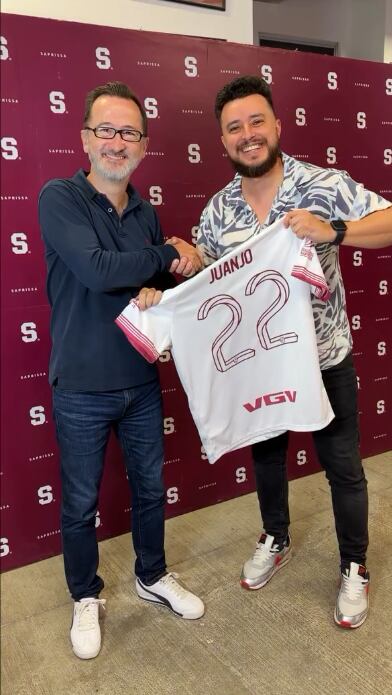 El influencer Juan José Fonseca, más conocido como Dígame Juan Jo está más que dispuesto a poner sus redes, cuando Saprissa se lo pida. Instagram Dígame Juan Jo.