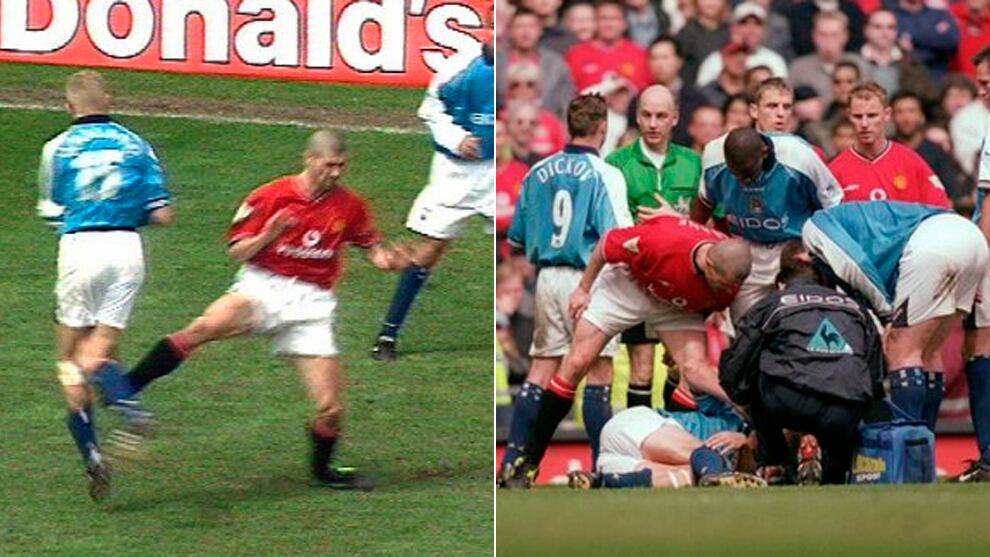 Patada famosa de Roy Kean a Alf-Inge Haaland