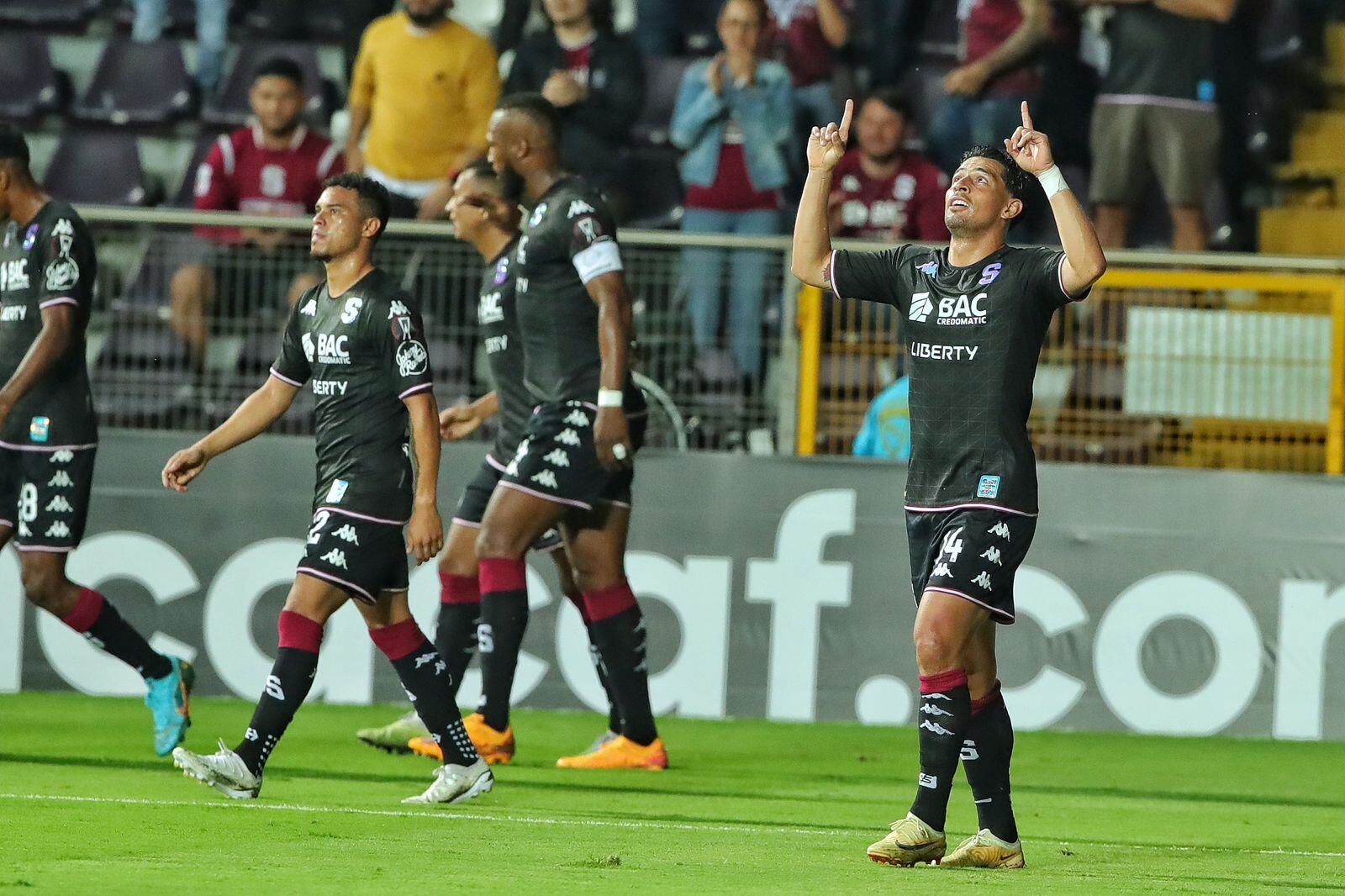 29/08/2023, San José, Tibas, Estadio Ricardo Saprissa, partido por la Copa Centroamericana de CONCACAF entre el Deportivo Saprissa y el Coban Imperial.