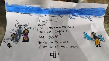 Vea la desgarradora carta que una niña le escribió a su papá asesinado en robo de un carro