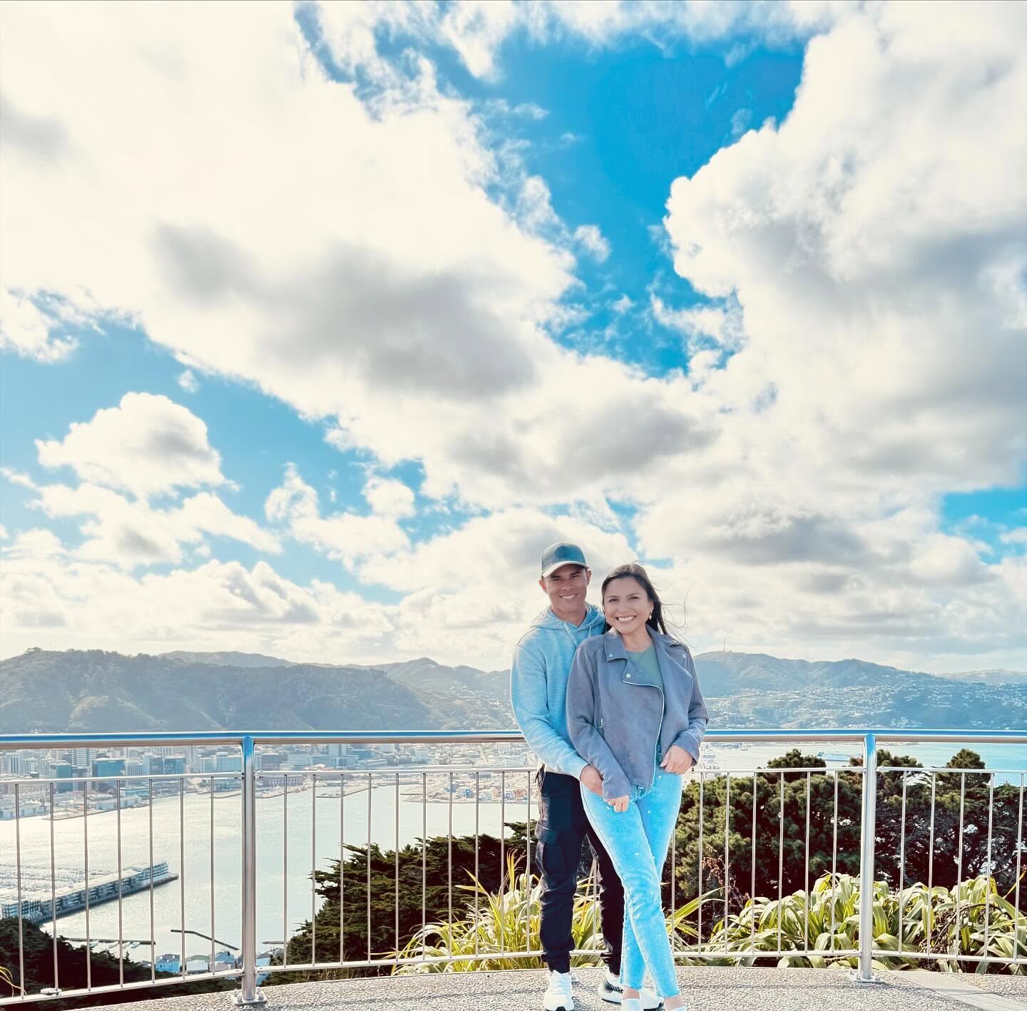 Youstin Salas y su familia le sacaron el jugo a su corta estadía en Nueva Zelanda. Instagram.