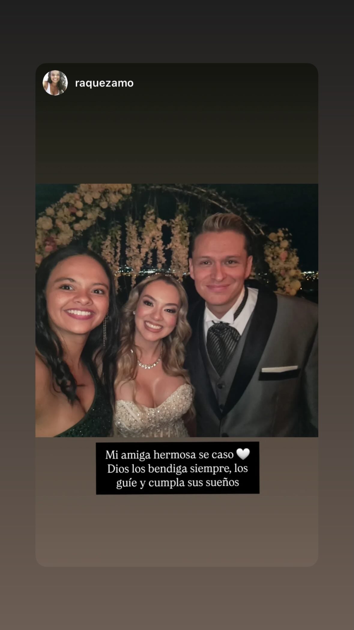 Jéssica López compartió esta imagen en sus historias de Instagram.