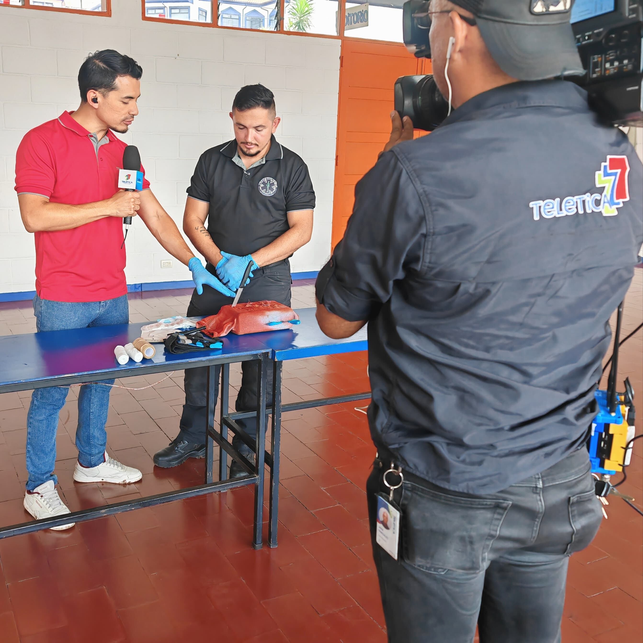 Berny Jiménez se integró a canal 7 a inicios de agosto como periodista y reportero del programa Calle 7: Informativo