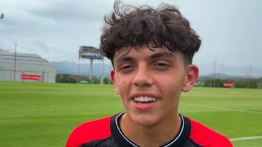 Alajuelense venció a Saprissa en el primer clásico de este sábado con gol del hijo de Bryan Ruiz (video)