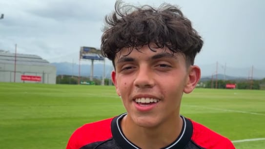 Matías Ruiz, el hijo mayor del exfutbolista Bryan Ruiz