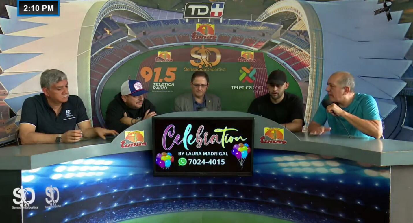 En Sensación Deportiva rindieron emotivas palabras a Leonel Jiménez y su nieto Eduardo, quien falleció este jueves. Captura de pantalla.