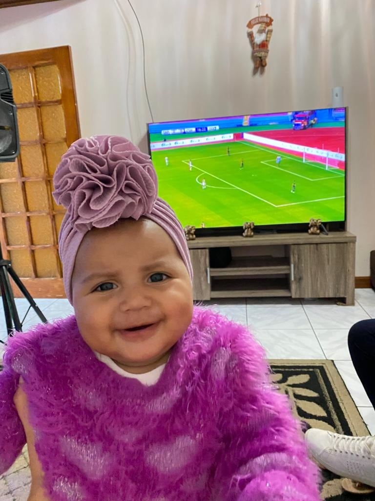 La familia de Orlando Sinclair. Cortesía.