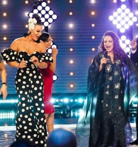 Vinna Rouge en reality Superfan de CBS sobre Gloria Estefan. Cortesía