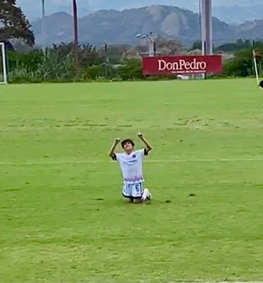 Mateo Campos, hijo de Andrey Campos