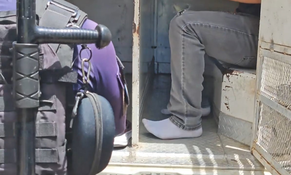 González fue sorprendido por los policías en el centro de San José.