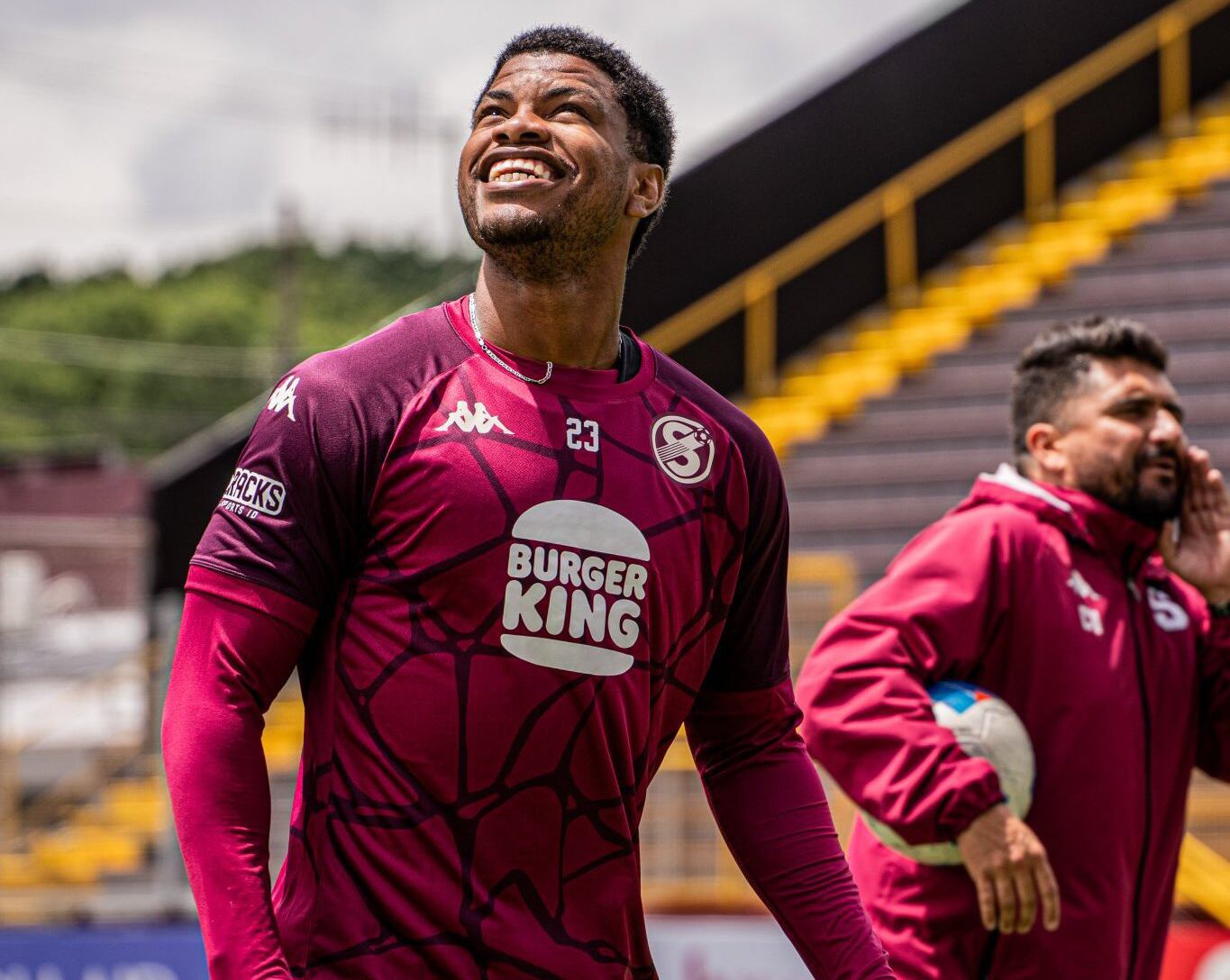 Newton Williams, delantero del Deportivo Saprissa